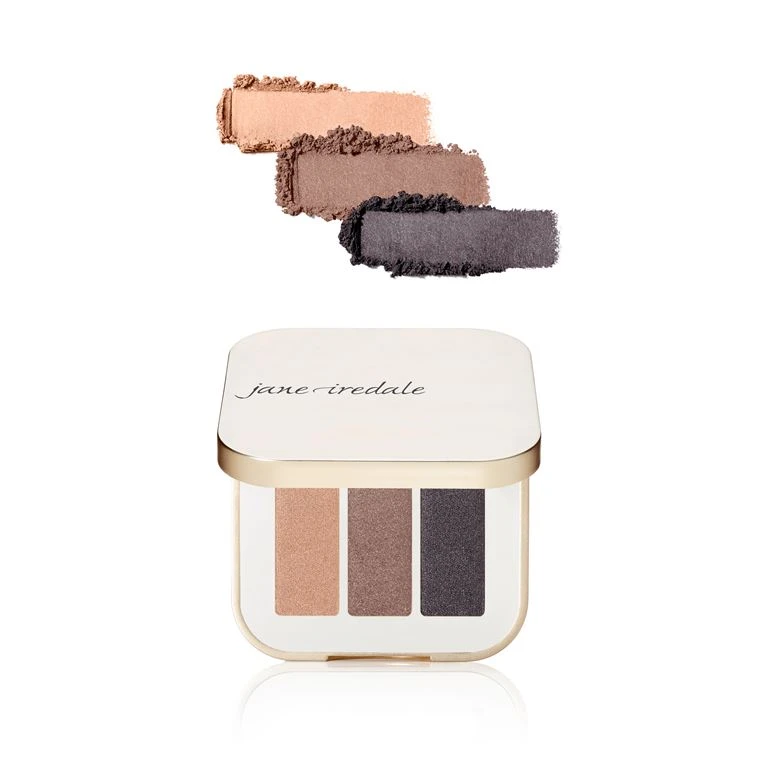 Jane Iredale Purepressed Triple Eyeshadow, Brown Sugar 1 Jane Iredale Purepressed Triple Eyeshadow, Brown Sugar