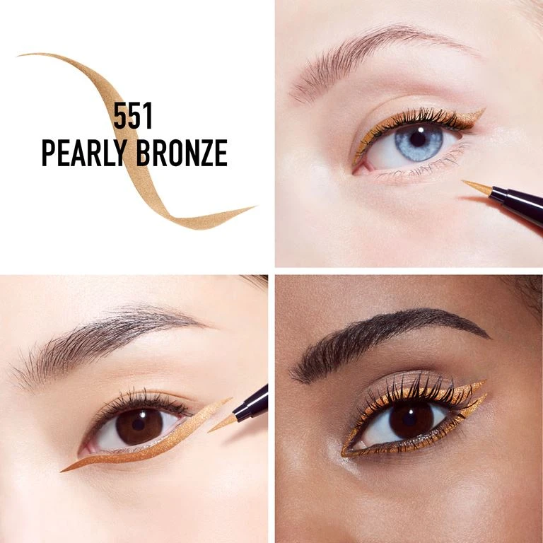 Diorshow On Stage Liner, 551 Pearly Bronze 2 Diorshow On Stage Liner, 551 Pearly Bronze - Billede 2