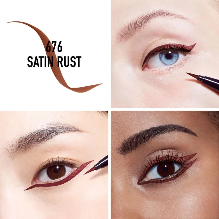 Diorshow On Stage Liner, 676 Satin Rust 2 Diorshow On Stage Liner, 676 Satin Rust - Billede 2