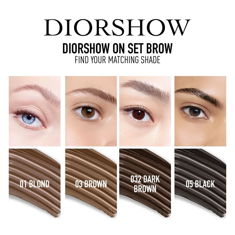 Diorshow On Set Brow Mascara, 00 Clear 3 Diorshow On Set Brow Mascara, 00 Clear - Billede 3