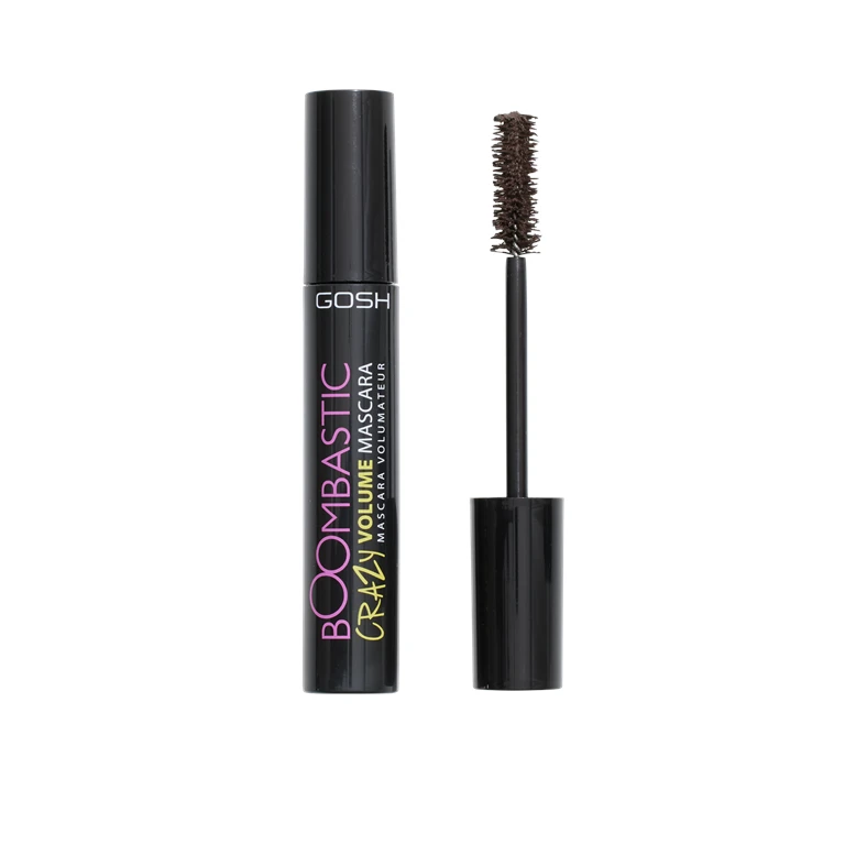 Gosh Boombastic Crazy Mascara, Brown 1 Gosh Boombastic Crazy Mascara, Brown
