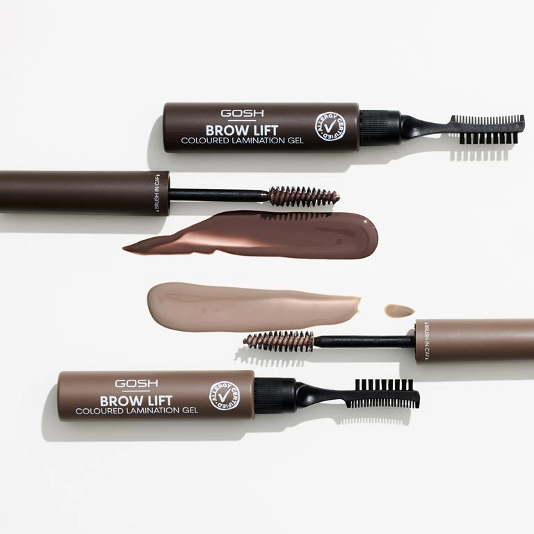 Gosh Brow Lift Lamination Coloured Gel, 002 Dark Brown 2 Gosh Brow Lift Lamination Coloured Gel, 002 Dark Brown - Billede 2