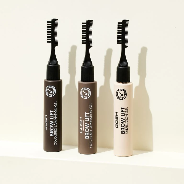 Gosh Brow Lift Lamination Coloured Gel, 002 Dark Brown 4 Gosh Brow Lift Lamination Coloured Gel, 002 Dark Brown - Billede 4