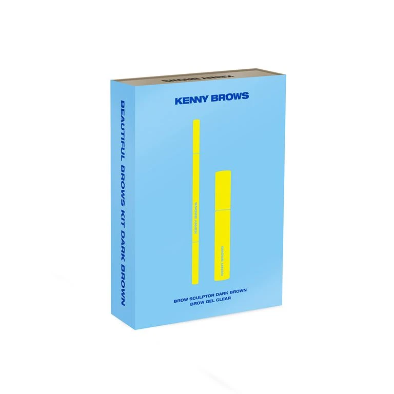 KENNY ANKER KENNY BROWS Beautiful Brows Kit, Mørkebrun 1 KENNY ANKER KENNY BROWS Beautiful Brows Kit, Mørkebrun