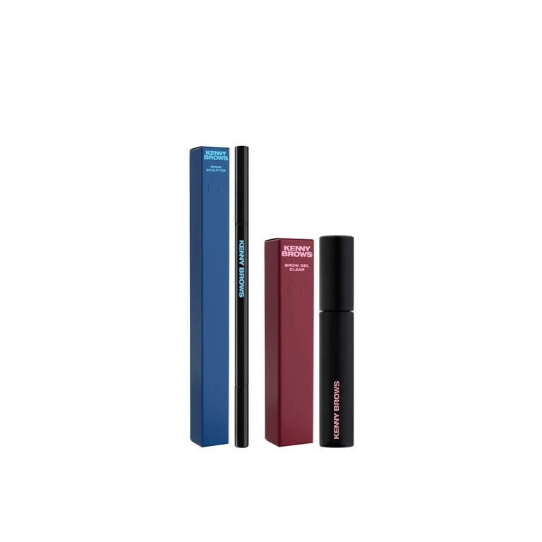KENNY ANKER KENNY BROWS Beautiful Brows Kit, Mørkebrun 2 KENNY ANKER KENNY BROWS Beautiful Brows Kit, Mørkebrun - Billede 2