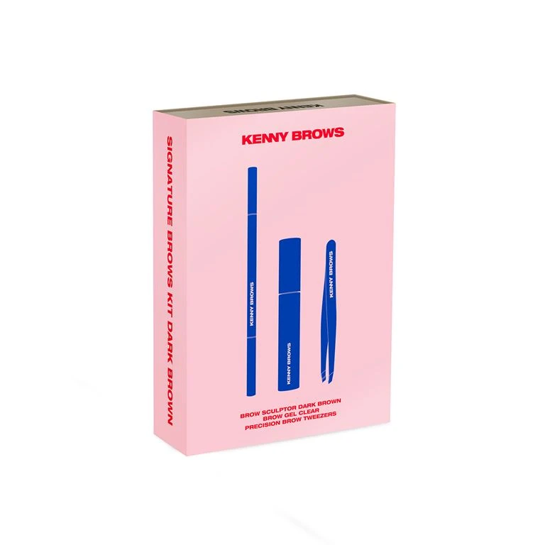 KENNY ANKER KENNY BROWS Signature Brows Kit, Mørkebrun 1 KENNY ANKER KENNY BROWS Signature Brows Kit, Mørkebrun