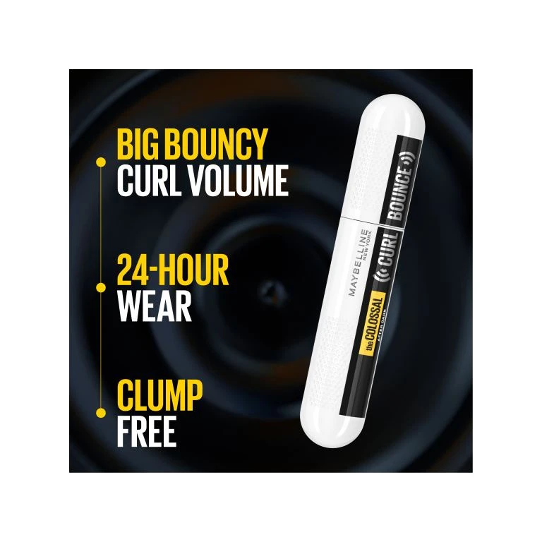 Maybelline The Colossal Curl Bounce Mascara, After Dark Black 3 Maybelline The Colossal Curl Bounce Mascara, After Dark Black - Billede 3