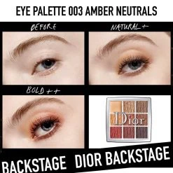 DIOR Backstage Eye Palette, 003 Amber Neutrals -MAC Butik dior backstage eye palette 003 amber neutrals 2