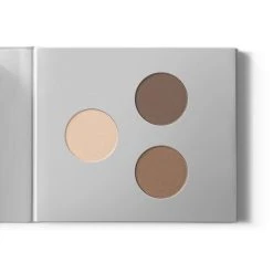 MIILD Natural Mineral Eyeshadow & Eyebrow Kit, 02 Dark Stone