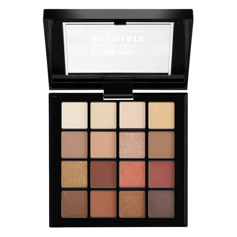 NYX Professional Makeup Ultimate Palette, Warm Neutrals 2 NYX Professional Makeup Ultimate Palette, Warm Neutrals - Billede 2